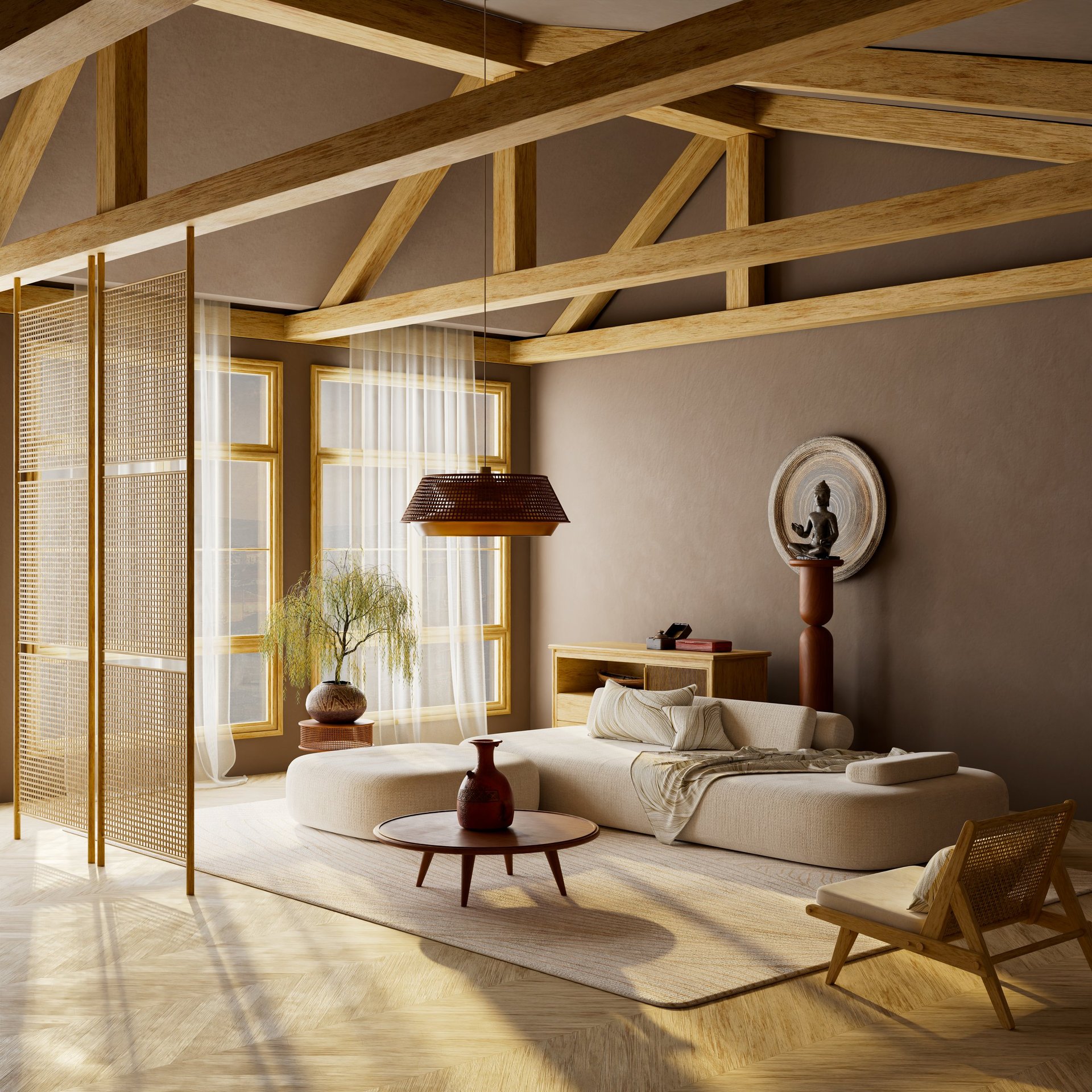 Modern wellness interior
